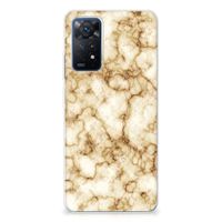 Xiaomi Redmi Note 11 Pro 5G TPU Siliconen Hoesje Marmer Goud - thumbnail