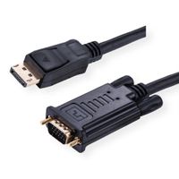 ROLINE 11.04.5972 video kabel adapter 2 m DisplayPort VGA (D-Sub) Zwart - thumbnail