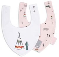 Interbaby bandana-slabbetje Tipi 38 cm katoen