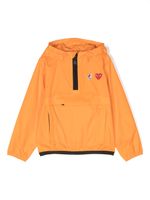 Comme Des Garçons Play Kids veste à patch logo - Orange - thumbnail