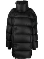 Rick Owens padded high-neck coat - Noir