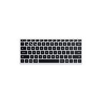 SATECHI Slim X1 Bluetooth verlicht toetsenbord voor Mac, verlichte toetsen & multi-device, voor MacBook Air/Pro M4, iPad Air/Pro M4, iPad/iPad Mini, Mac Mini, iMac, US QWERTY Engels, Zilver
