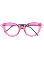 Kuboraum lunettes de vue à monture ronde transparente - Rose - thumbnail