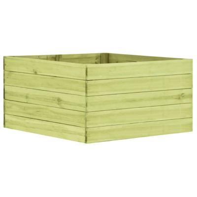 vidaXL Plantenbak verhoogd 100x100x54 cm geïmpregneerd grenenhout vidaXL Plantenbak verhoogd 100x100x54 cm geïmpregneerd grenenhout