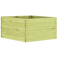 vidaXL Plantenbak verhoogd 100x100x54 cm geïmpregneerd grenenhout