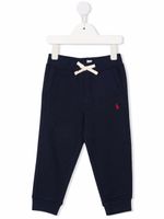 Ralph Lauren Kids pantalon à logo brodé - Bleu