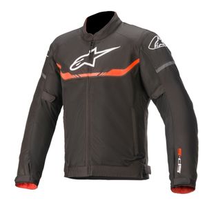 ALPINESTARS T-SPS Air Jacket, Doorwaai motorjas heren, Zwart-Rood Fluo