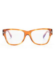 TOM FORD Eyewear lunettes de vue à monture carrée - Marron