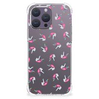 Doorzichtige Silicone Hoesje voor iPhone 15 Pro Max Unicorns - thumbnail