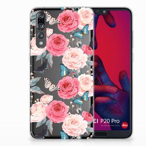 Huawei P20 Pro TPU Case Butterfly Roses