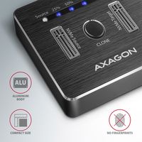 Axagon ADSA-M2C basisstation voor opslagstations USB 3.2 Gen 2 (3.1 Gen 2) Type-C - thumbnail