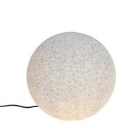 QAZQA Moderne buitenlamp grijs 45 cm IP65 - Nura - thumbnail