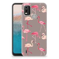 Nokia C21 Plus TPU Hoesje Flamingo - thumbnail