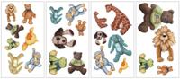 RoomMates muurstickers knuffeldieren vinyl 23 stuks