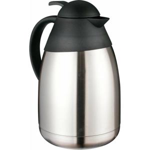 Thermoskan - 1.5L - dubbelwandig - RVS - mat - koffie en thee