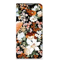 Smart Cover voor OPPO Reno8 Lite Dark Flowers