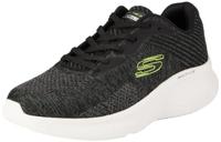 Skechers Skech-lite Pro Faregrove sneakers voor heren, Zwarte Cirkelvormige Gebreide Synthetische Lime Trim, 44 EU