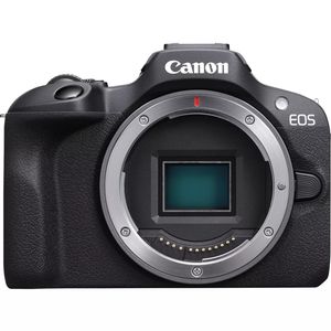 Canon EOS R100 + RF-S 18-45mm F4.5-6.3 IS STM Kit MILC 24,1 MP CMOS 6000 x 4000 Pixels Zwart