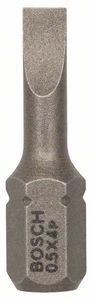 Bosch Accessoires Bit extra-hard S 0,5x4,0, 25 mm 25st - 2607001458