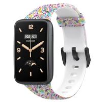 By Qubix - Siliconen bandje met print - Sierlijk design - Compatible met Xiaomi Smart band 7 Pro - Compatible Xiaomi bandje