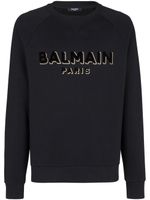 Balmain sweat à logo imprimé - Noir