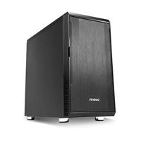 Antec Performance Series P5 Mini-Tower PC-behuizing met geluidsdemping, ondersteunt SSD/ODD, vooraf geïnstalleerde 120/140 mm ventilator, 7 drivases, 360 mm VGA-kaart, micro-ATX/ITX