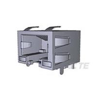 TE Connectivity TE AMP Standard Modular Jacks Standard Modular Jacks 5-1734324-9 1 stuk(s) - thumbnail