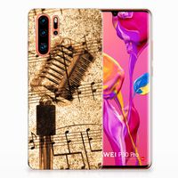 Huawei P30 Pro Siliconen Hoesje met foto Bladmuziek - thumbnail