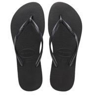 Havaianas Havaianas - Slim Zwart Rubber Teenslippers Dames - thumbnail