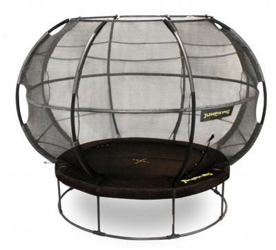 Jumpking trampoline met net en ladder ZorbPOD 427 cm zwart