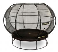 Jumpking trampoline met net en ladder ZorbPOD 427 cm zwart