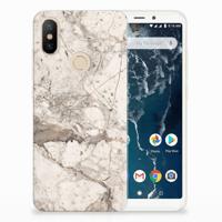 Xiaomi Mi A2 TPU Siliconen Hoesje Marmer Beige