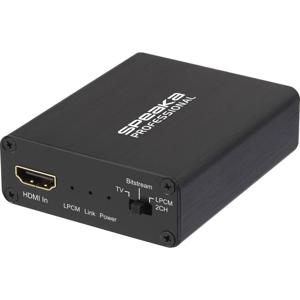 SpeaKa Professional Audio Extractor SP-AE-H/TC-04v2 [HDMI - HDMI, Toslink, Jackplug, Cinch] 3840 x 2160 Pixel