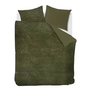 At Home by Beddinghouse Cosy Corduroy Dekbedovertrek 200 x 220 cm - Groen