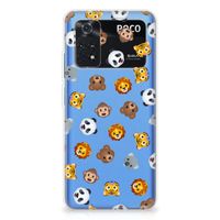 TPU bumper voor Xiaomi Poco M4 Pro 4G Dieren Emojis