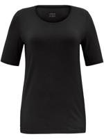 Shirt ronde hals en korte mouwen Van Anna Aura zwart