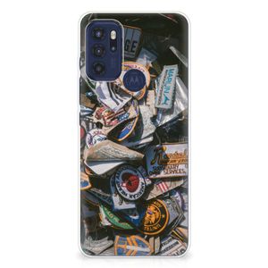 Motorola Moto G60s Siliconen Hoesje met foto Badges