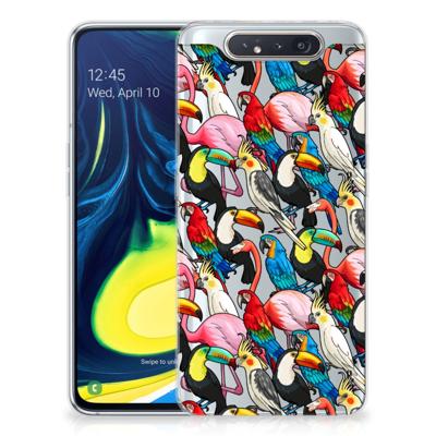 Samsung Galaxy A80 TPU Hoesje Birds Samsung Galaxy A80 TPU Hoesje Birds