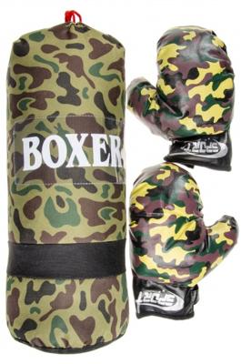 LG Imports bokszak met handschoenen junior camouflage print LG Imports bokszak met handschoenen junior camouflage print
