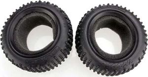 Tires, Alias 2.2" (rear) (2)/ foam inserts (Bandit) (soft compound) (TRX-2470)