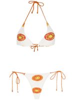 Amir Slama bikini à imprimé Sol - Blanc