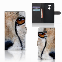 Sony Xperia XA2 Ultra Telefoonhoesje met Pasjes Cheetah