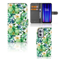 OnePlus Nord CE 2 Hoesje Orchidee Groen - thumbnail