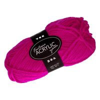 Fuchsia roze acryl garen 80 meter