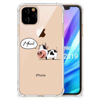 Apple iPhone 11 Pro Stevig Bumper Hoesje Cow - thumbnail