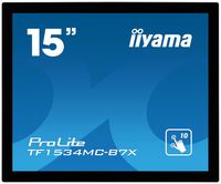 Iiyama ProLite TF1534MC-B7X LED-monitor Energielabel E (A - G) 38.1 cm (15 inch) 1024 x 768 Pixel 4:3 8 ms DisplayPort, HDMI, VGA TN LED - thumbnail