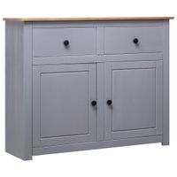 Dressoir Panama Range 93x40x80 cm massief grenenhout grijs