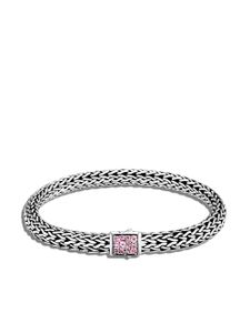 John Hardy petit bracelet Classic Chain 6.5 mm à design réversible - Argent