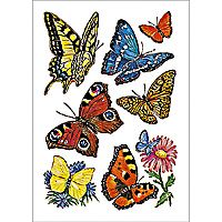 HERMA DECOR stickers butterflies 3 sheets etiket