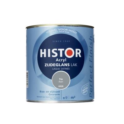 Histor Acryl Zijdeglans Lak - Tin